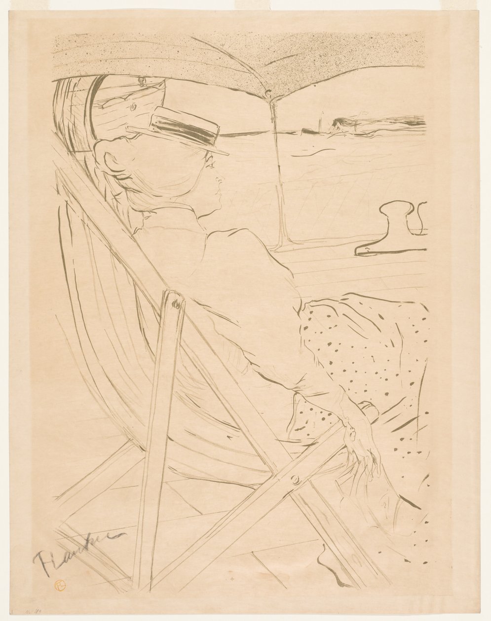 Passasjeren på 54 av Henri de Toulouse-Lautrec