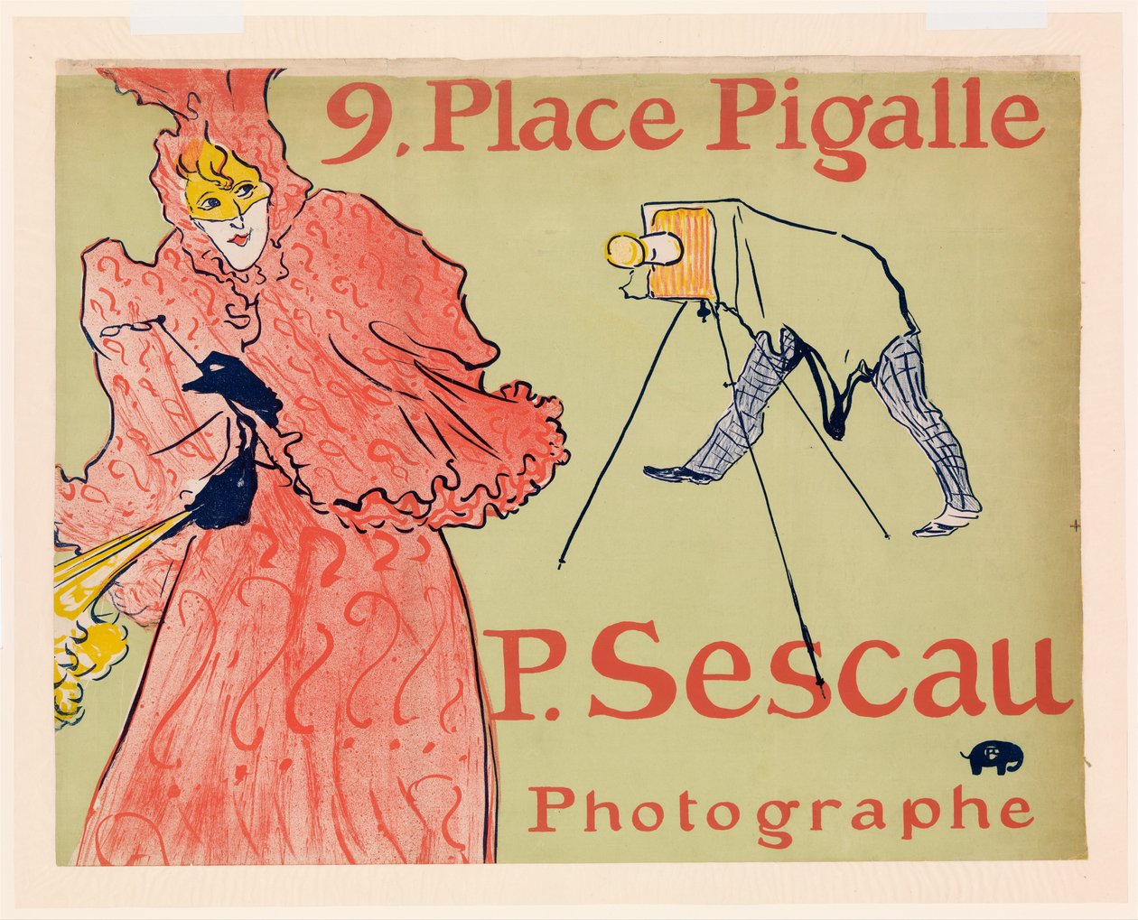 Der Fotograf Sescau av Henri de Toulouse-Lautrec