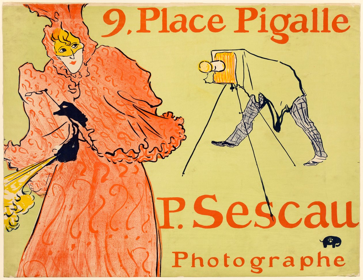 Fotografen Sescau av Henri de Toulouse-Lautrec
