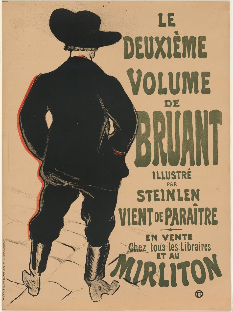 Al doilea volum de Bruantnorwegian av Henri de Toulouse-Lautrec