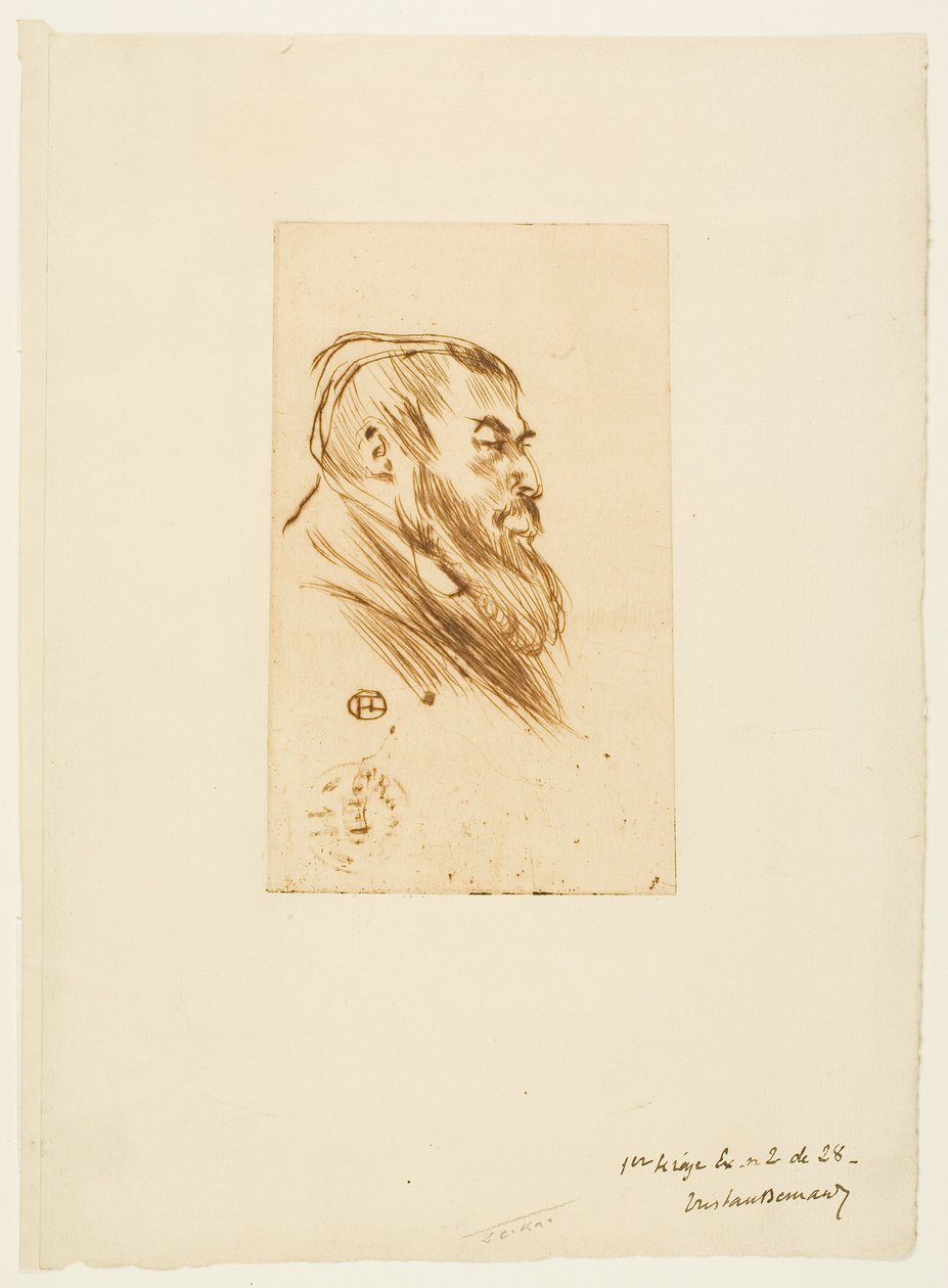 Tristan Bernard av Henri de Toulouse-Lautrec