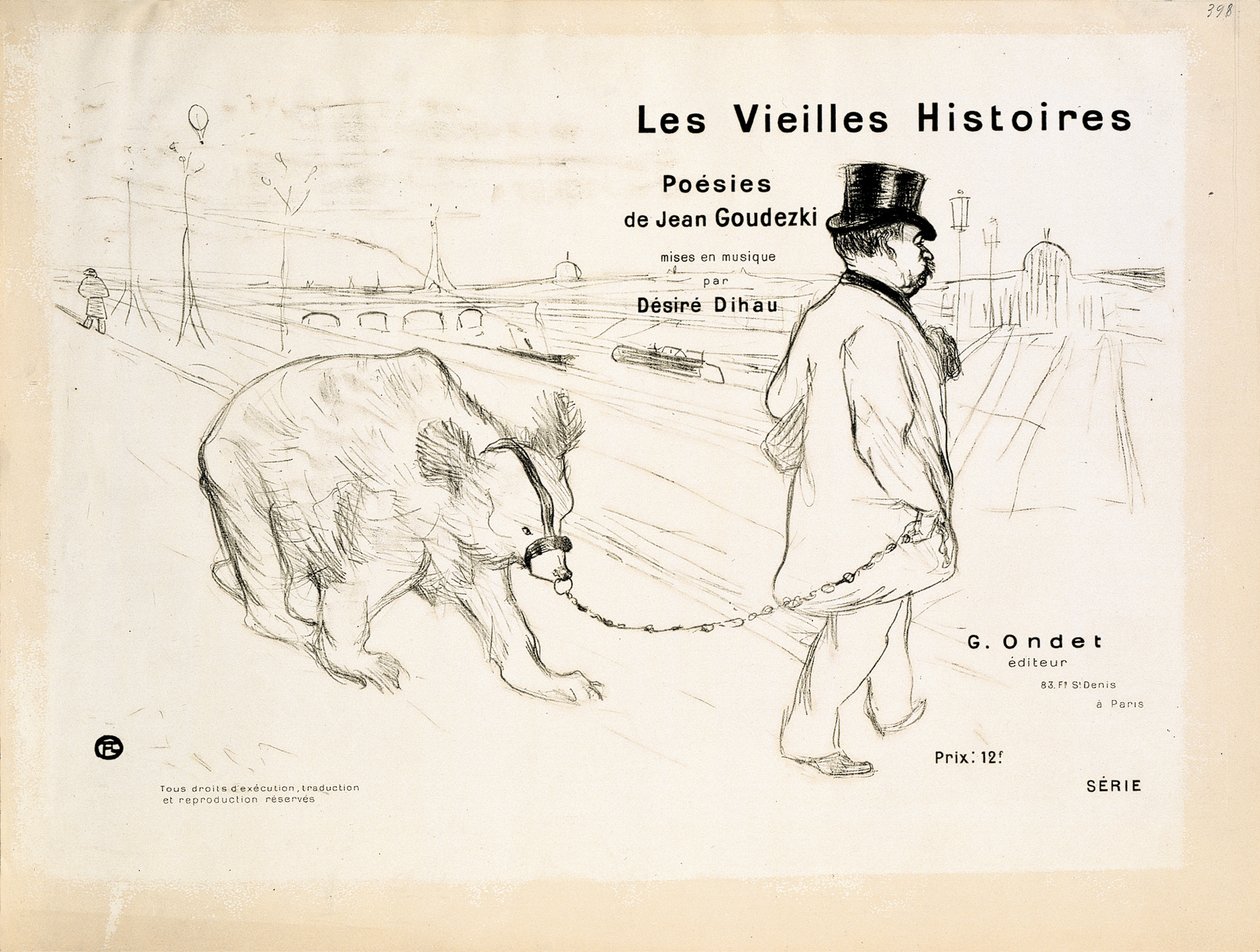 Omslag til «Les Vieilles Histoires» av Henri de Toulouse-Lautrec