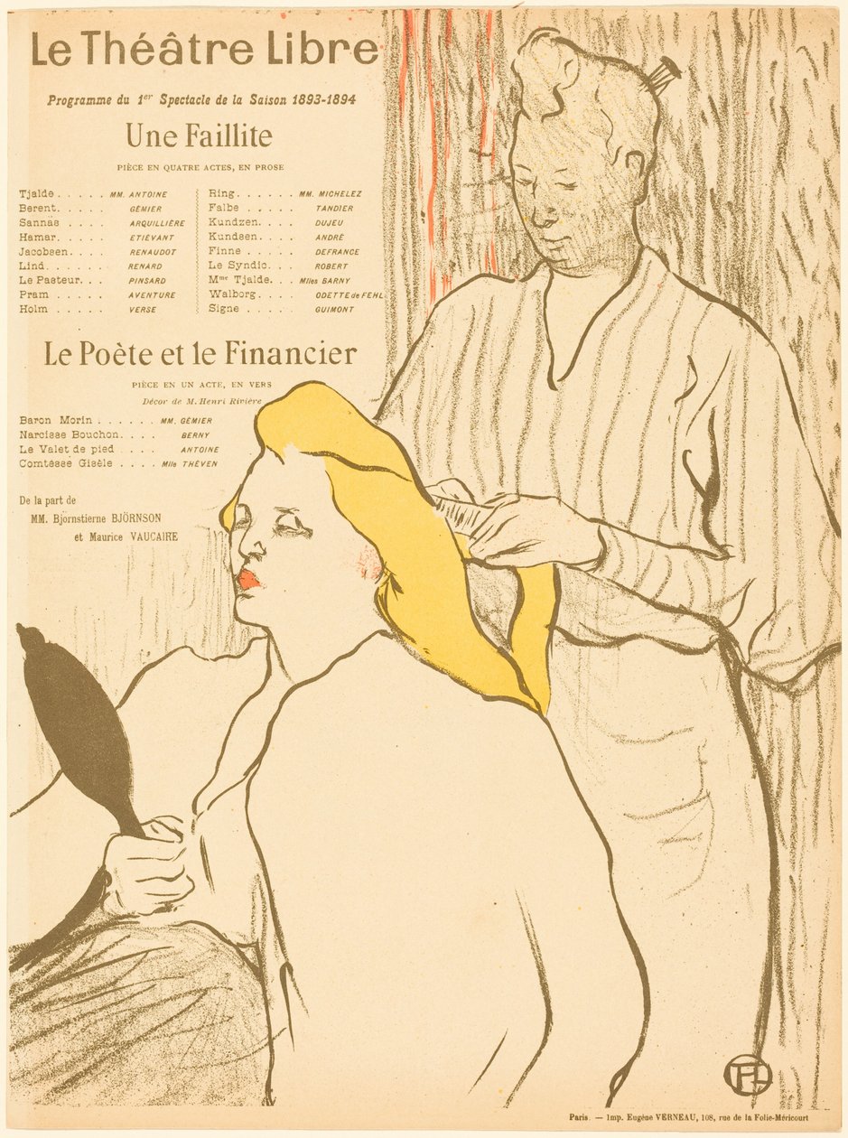 En konkurs; Poeten og finansmannen av Henri de Toulouse-Lautrec