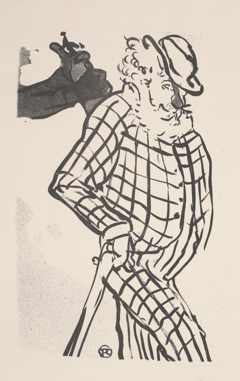 Uten tittel (litho) av Henri de Toulouse Lautrec