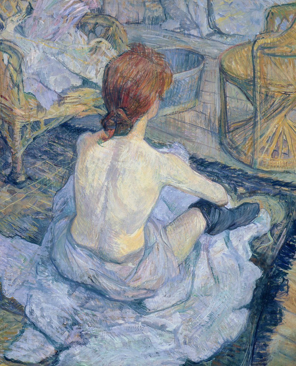 Kvinne på toalettet hennes av Henri de Toulouse Lautrec