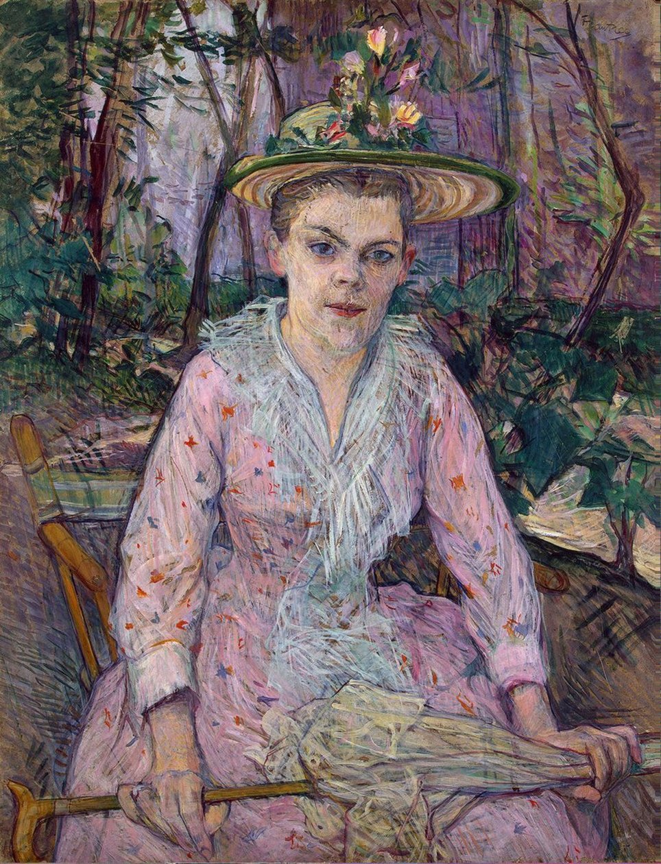 Kvinne med paraply av Henri de Toulouse Lautrec