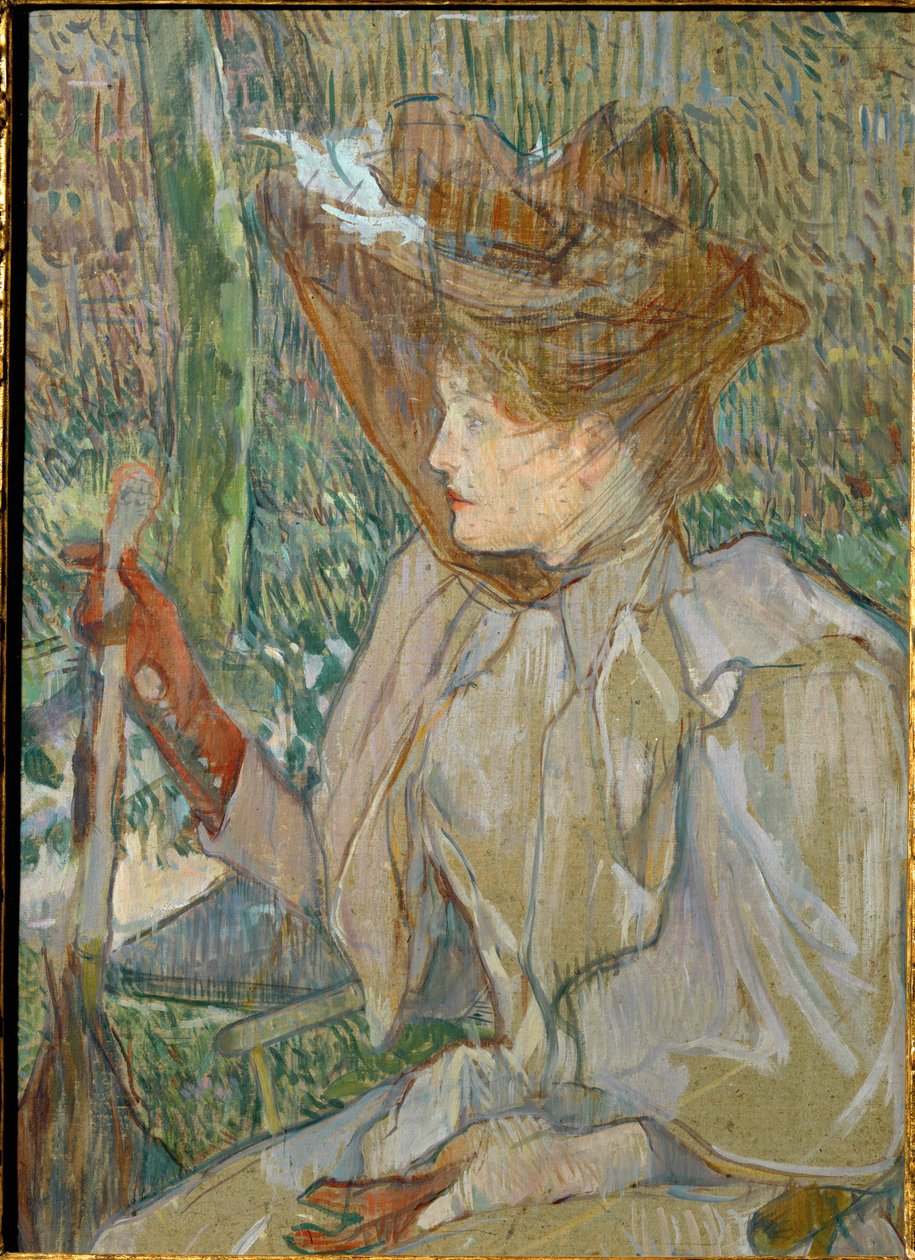 Kvinne med hansker av Henri de Toulouse-Lautrec
