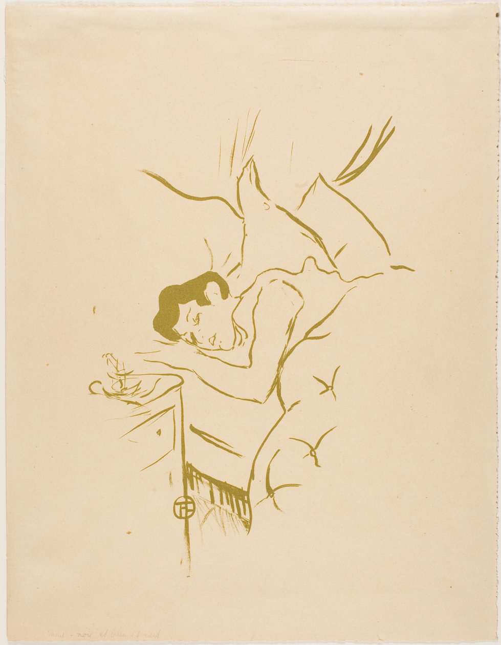 Munnen din av Henri de Toulouse-Lautrec