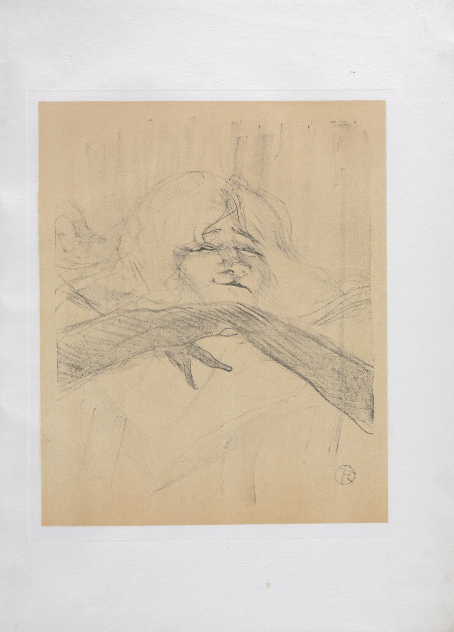Yvette Guilbert-engelsk serie: Linger Longer Loo av Henri de Toulouse-Lautrec