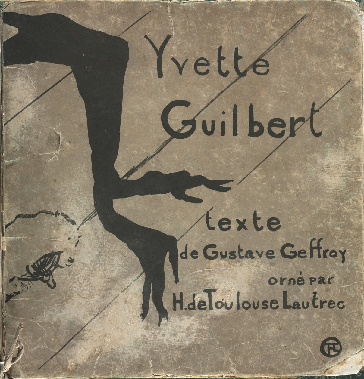 Yvette Guilbert-French Series: Cover av Henri de Toulouse-Lautrec
