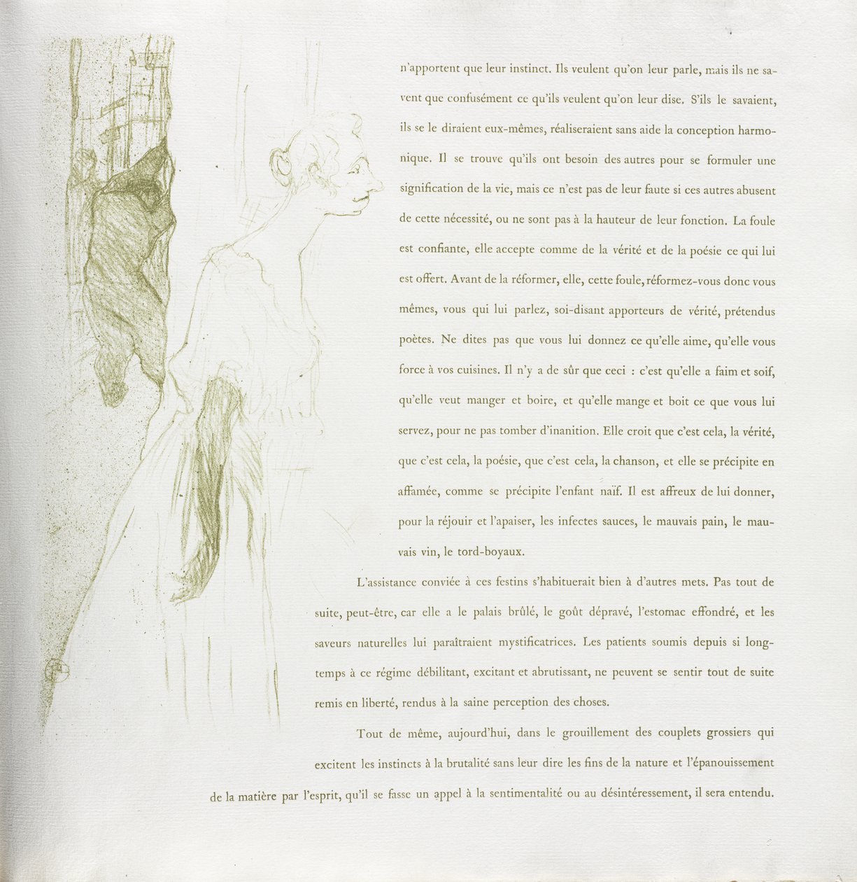 Yvette Guilbert-French Series: nr. 11 av Henri de Toulouse-Lautrec