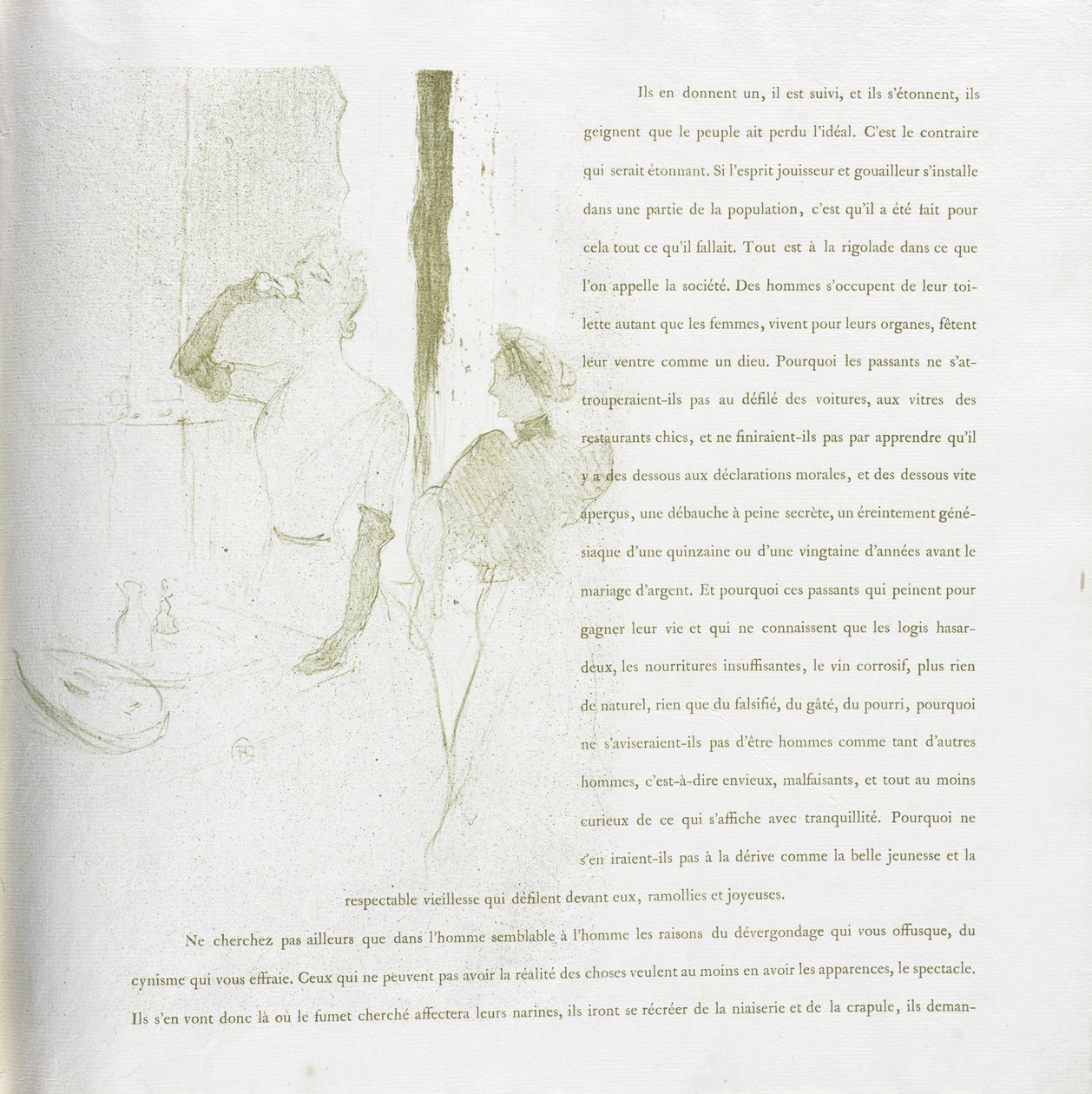Yvette Guilbert-French Series: nr. 14 av Henri de Toulouse-Lautrec