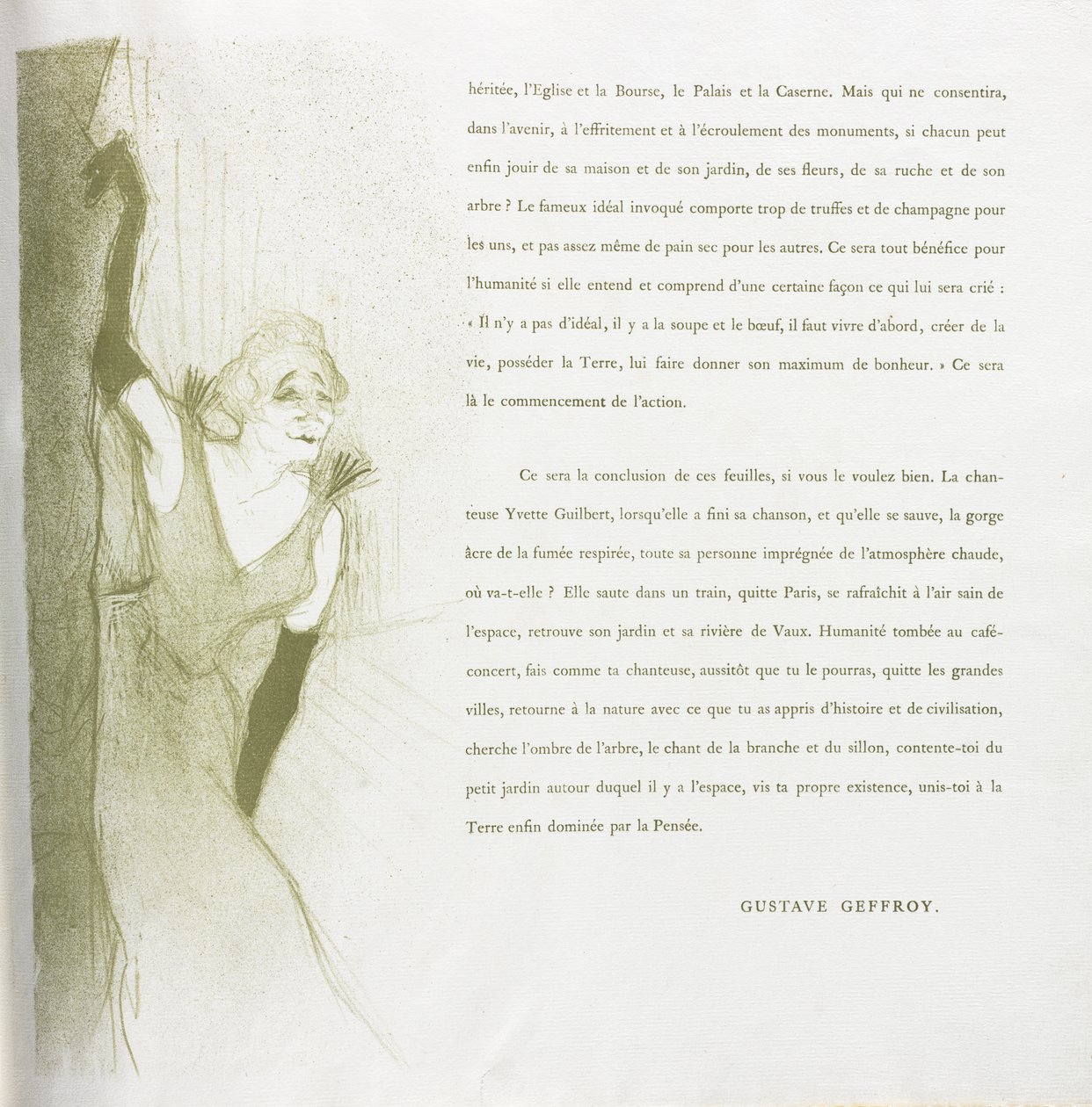 Yvette Guilbert-French Series: nr. 16 av Henri de Toulouse-Lautrec