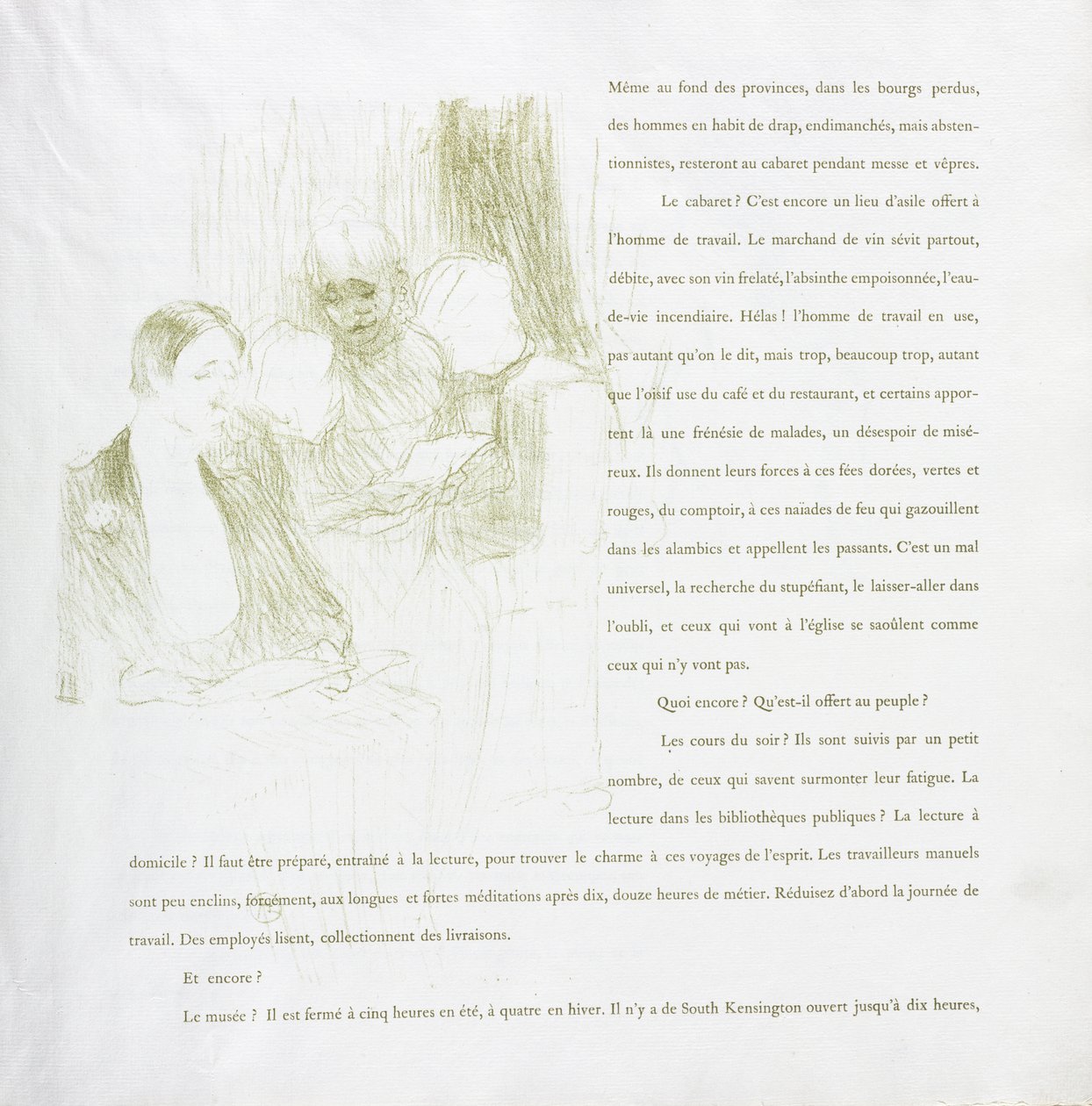 Yvette Guilbert-French Series: nr. 8 av Henri de Toulouse-Lautrec