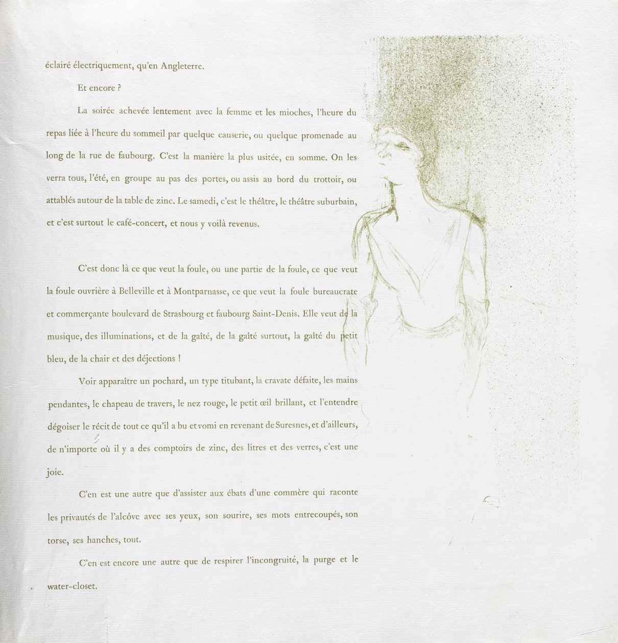 Yvette Guilbert-French Series: nr. 9 av Henri de Toulouse-Lautrec