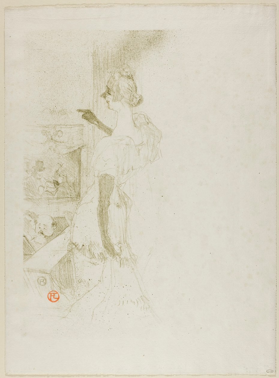 Yvette Guilbert av Henri de Toulouse-Lautrec