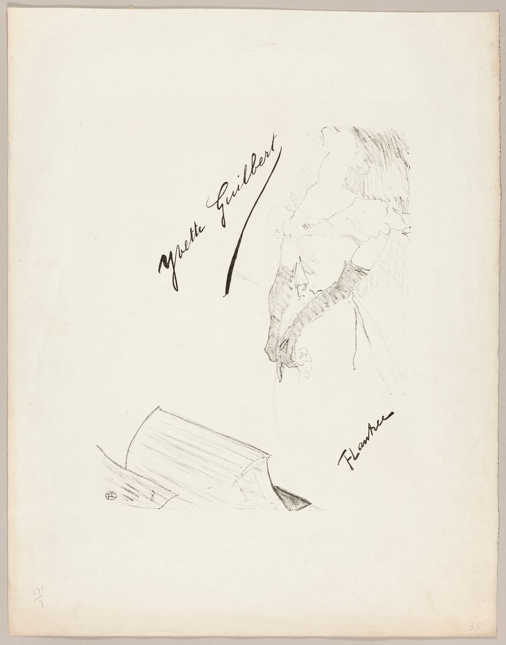 Yvette Guilbert av Henri de Toulouse-Lautrec