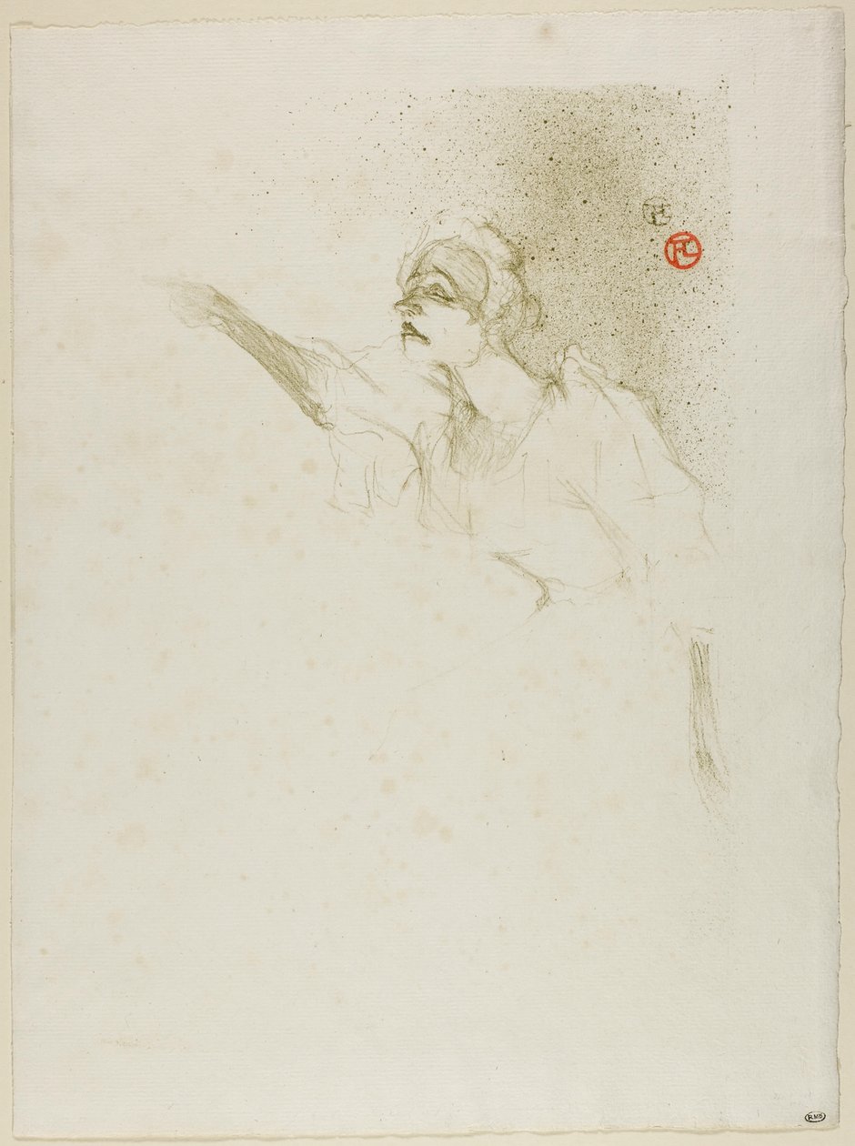 Yvette Guilbert av Henri de Toulouse-Lautrec