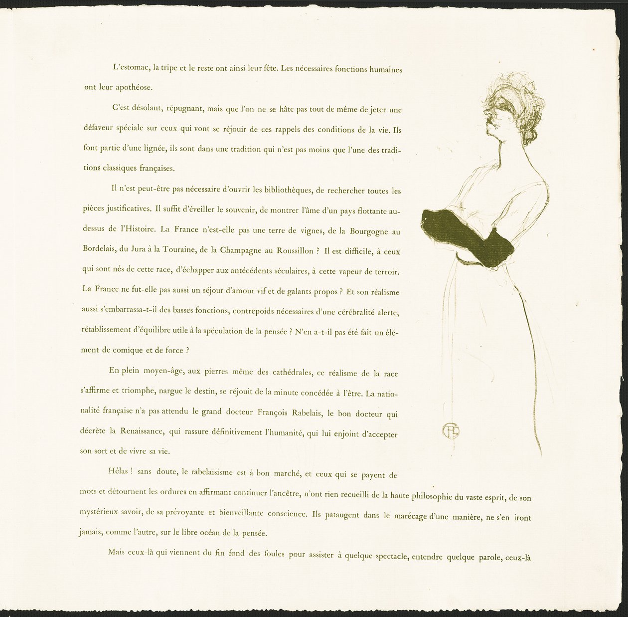 Yvette Guilbert av Henri de Toulouse-Lautrec