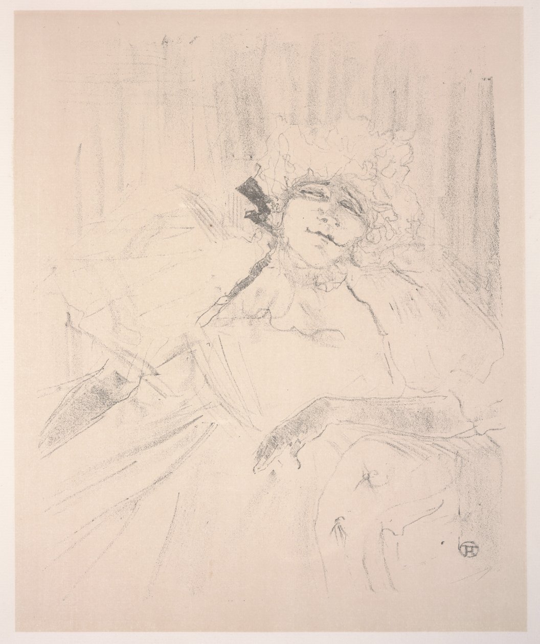 Yvette Guilbert av Henri de Toulouse Lautrec