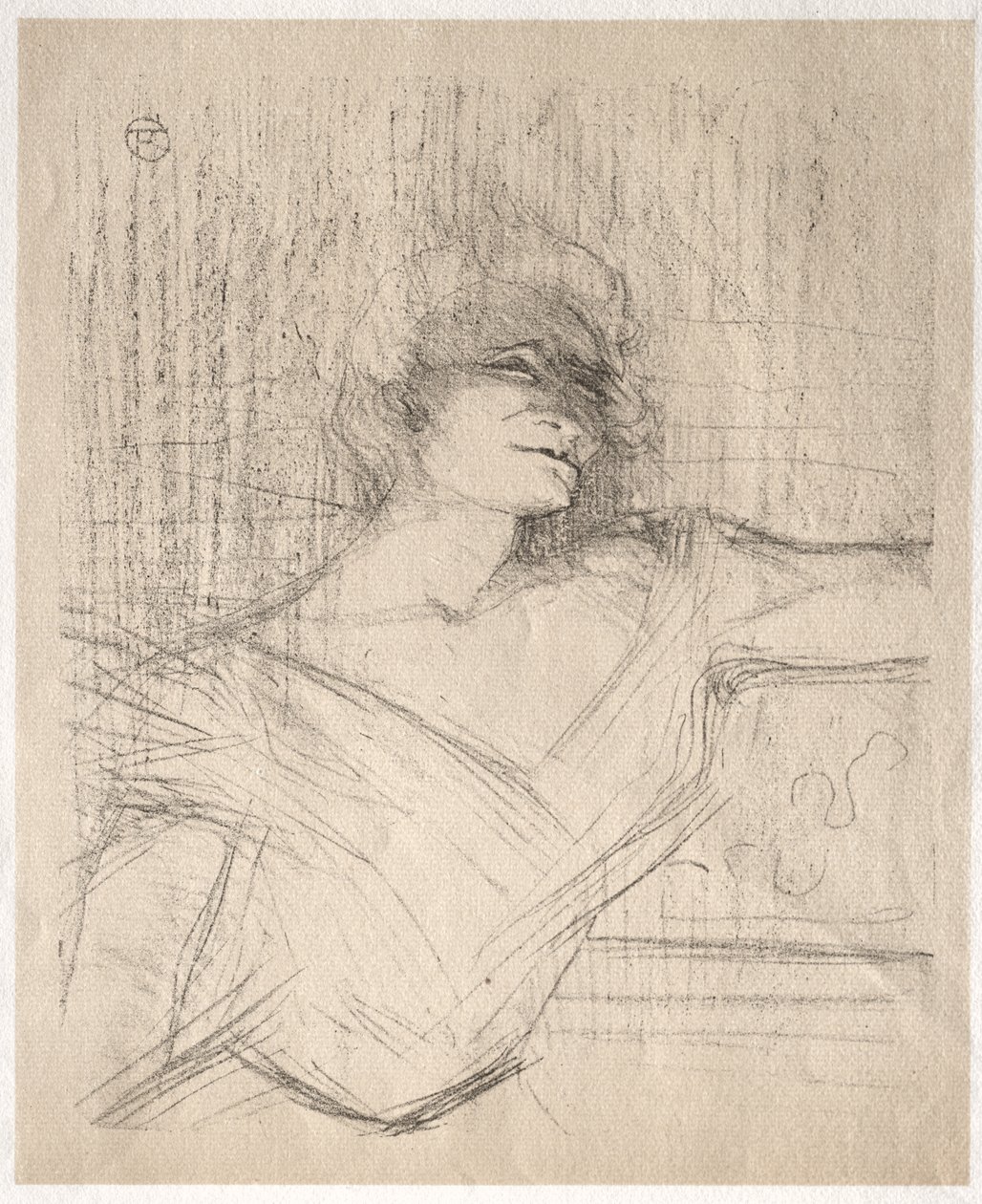 Yvette Guilbert: I limet av Henri de Toulouse-Lautrec