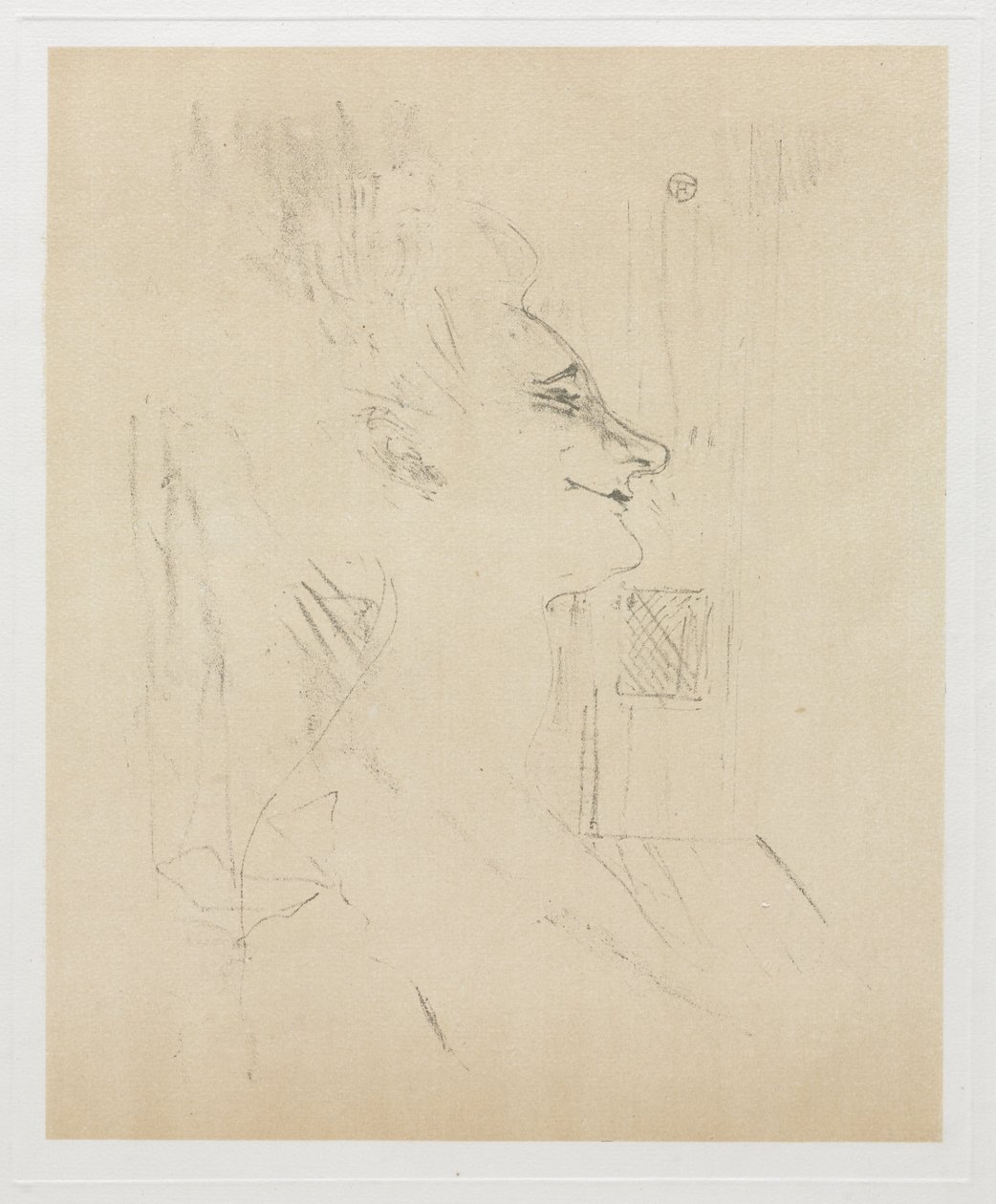 Yvette Guilbert beruset av Henri de Toulouse-Lautrec