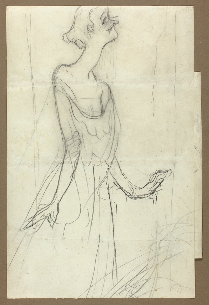 Yvette Guilbert synger av Henri de Toulouse-Lautrec
