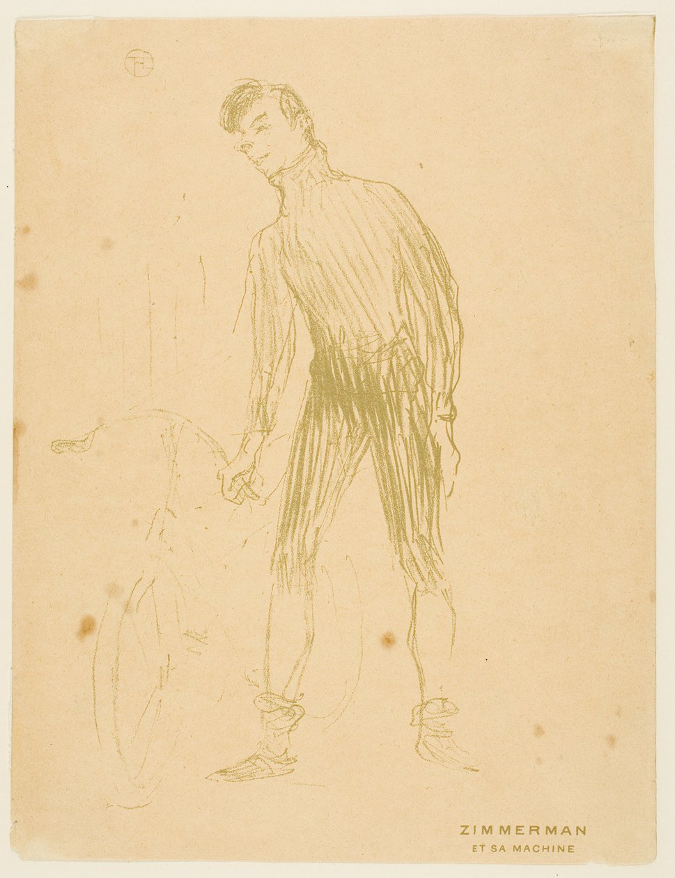 Zimmerman og hans maskin av Henri de Toulouse-Lautrec