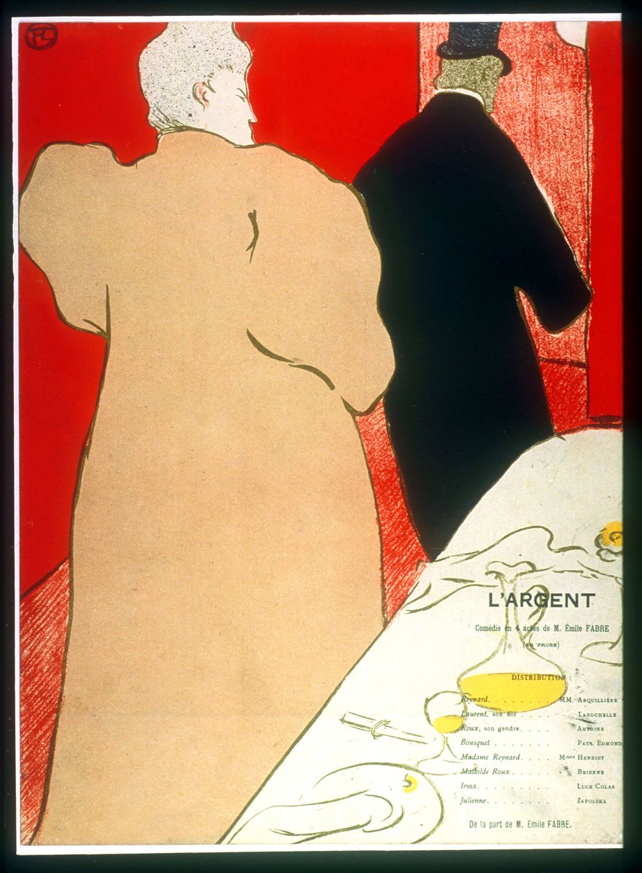 plakat av Toulouse-Lautrec for skuespillet L