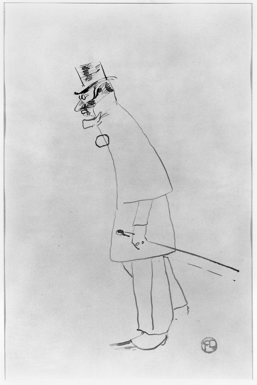 A House Doctor, Gabriel Tapie de Celeyran (1869-1930) 1894 av Henri de Toulouse Lautrec