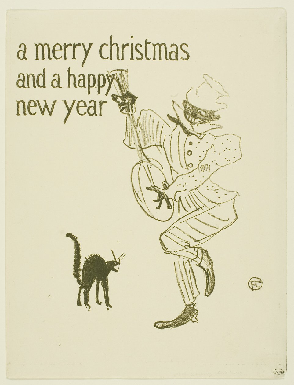 En god jul av Henri de Toulouse Lautrec