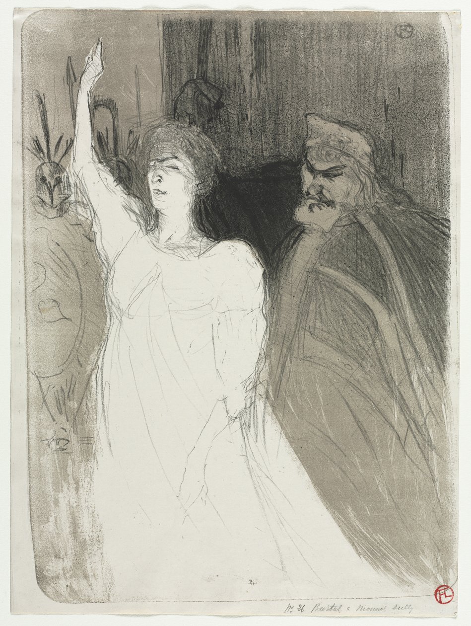 En fyrstelig idyl, Clara Ward av Henri de Toulouse Lautrec
