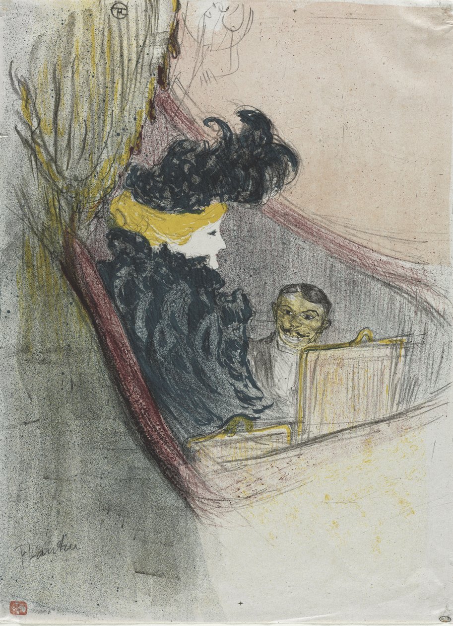 A Princely Idyl, Clara Ward, 1897 av Henri de Toulouse Lautrec