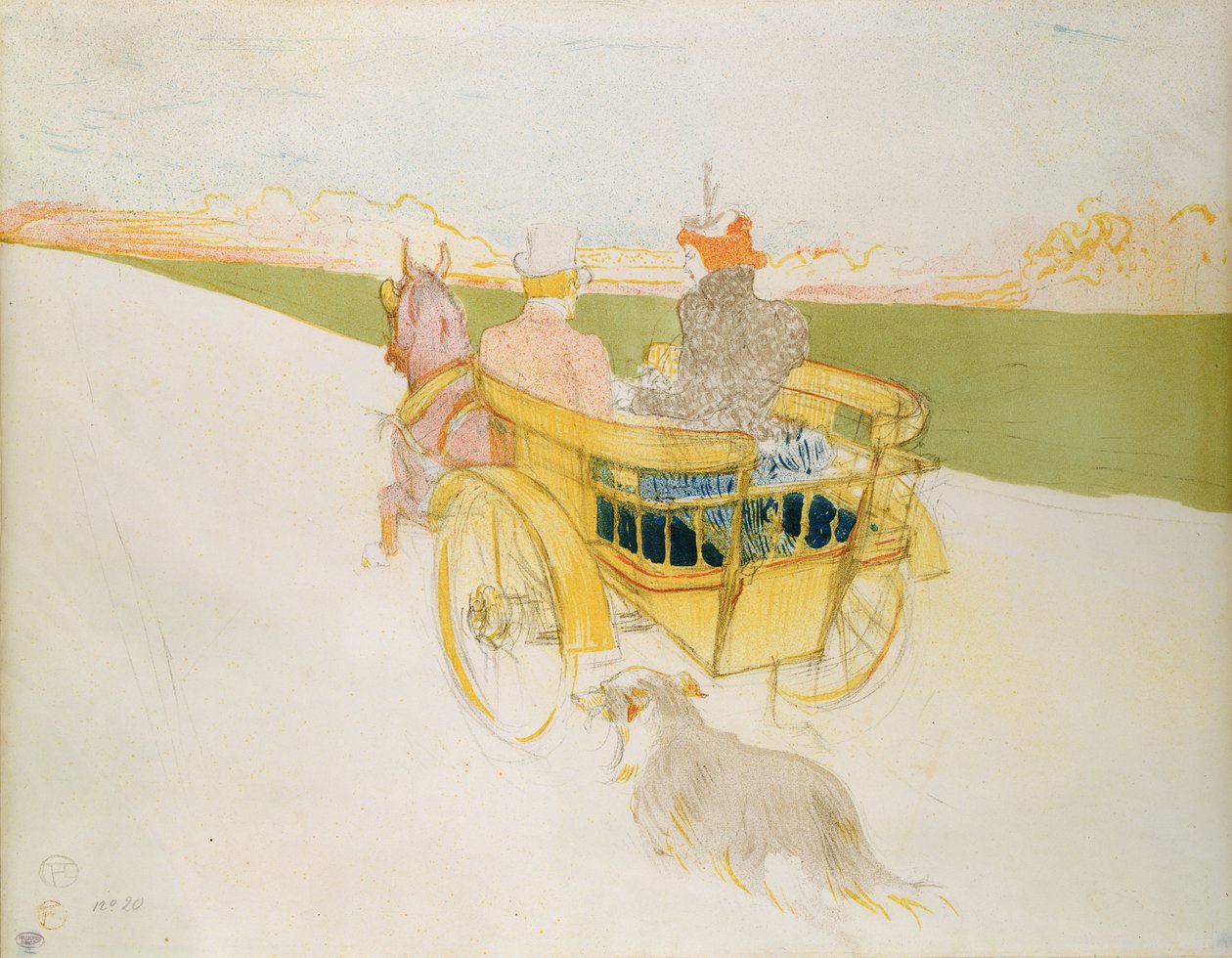 En tur på landet, eller den engelske fellen av Henri de Toulouse Lautrec