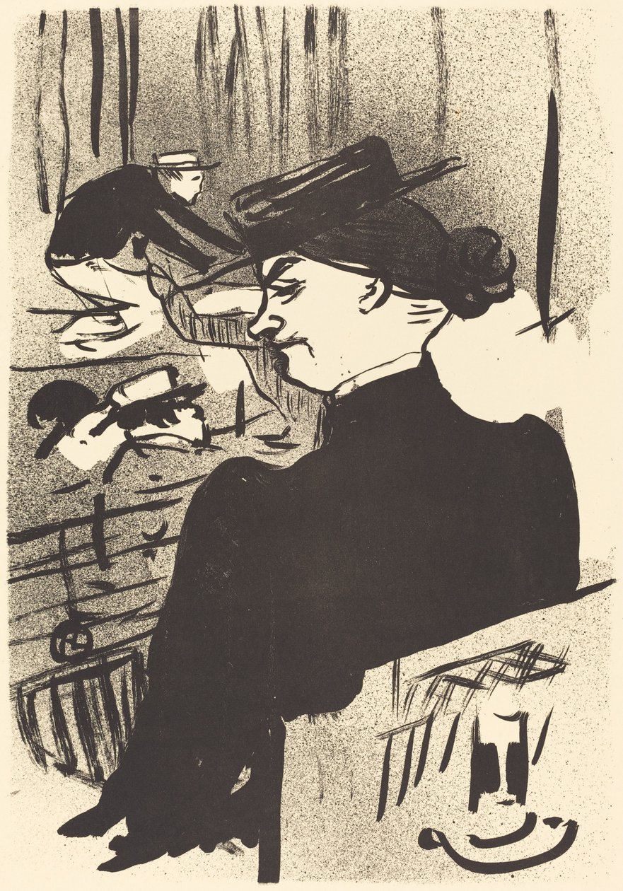 En tilskuer En tilskuer, 1893. av Henri de Toulouse Lautrec