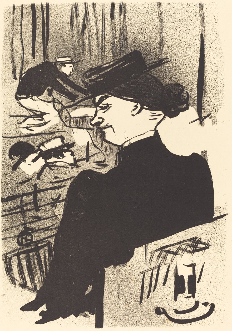 En tilskuer En tilskuer, 1893. av Henri de Toulouse Lautrec