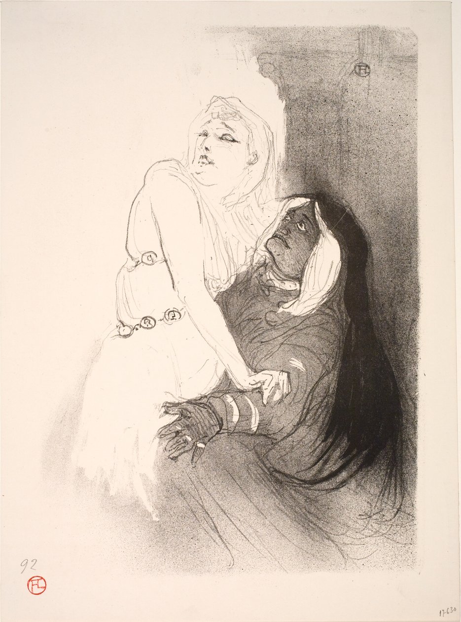 Under renessansen, Sarah Bernhardt i Phèdre av Henri de Toulouse Lautrec