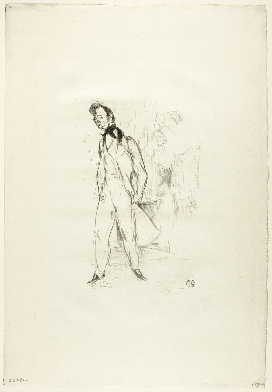 Adolphe eller den triste unge mannen av Henri de Toulouse Lautrec