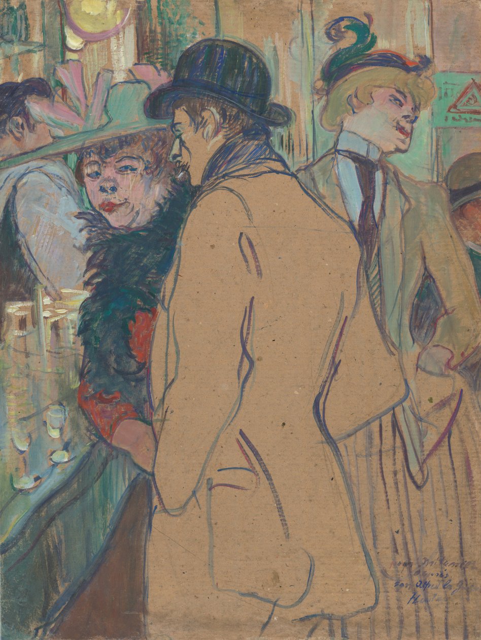 Alfred la Guigne, 1894. av Henri de Toulouse Lautrec