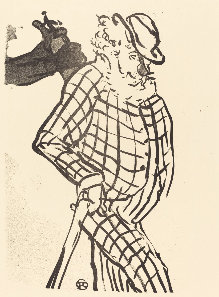 Amerikansk sanger av Henri de Toulouse Lautrec