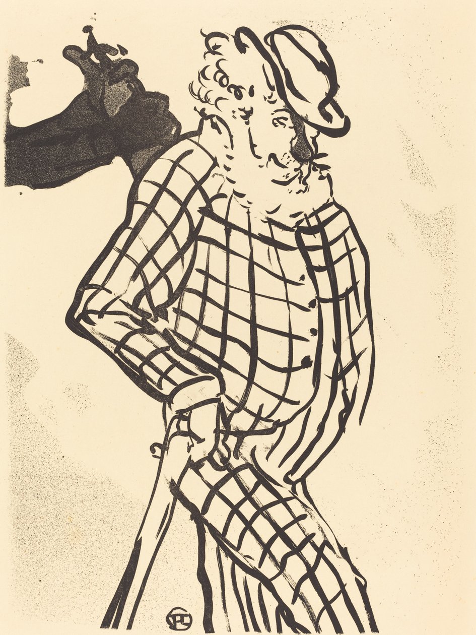 Amerikansk sanger av Henri de Toulouse Lautrec