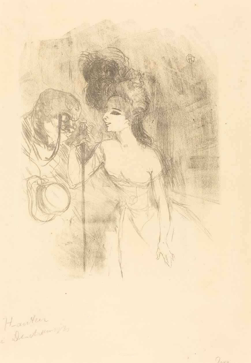 Anna Held og Baldy (Anna Held et Baldy) av Henri de Toulouse Lautrec