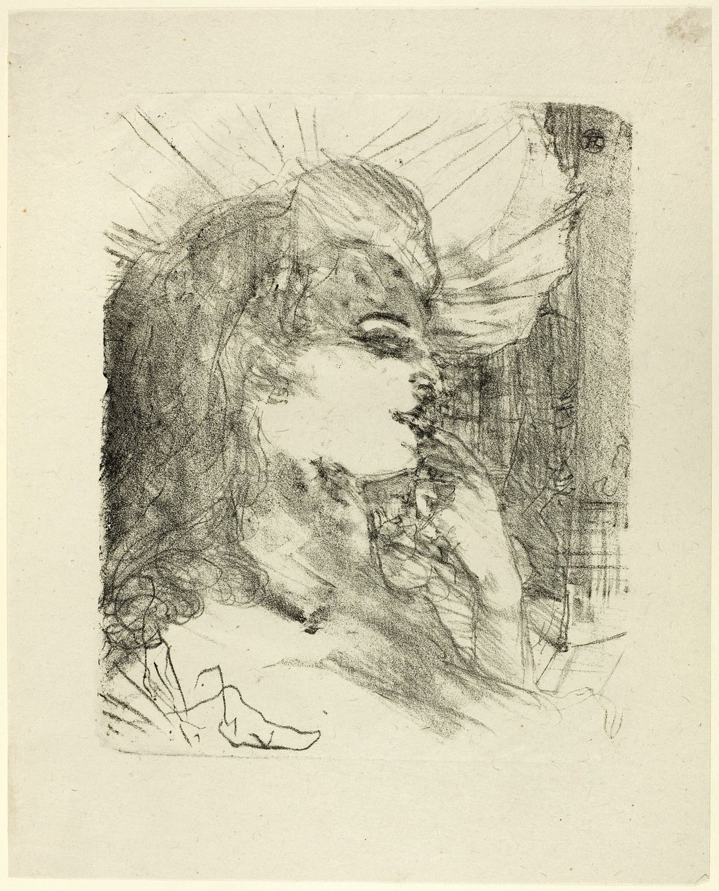 Anna Held, fra Treize Lithographys av Henri de Toulouse Lautrec