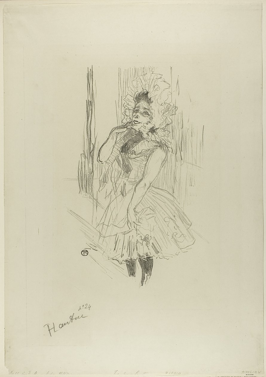 Anna Held, i Alle disse damene på teatret av Henri de Toulouse Lautrec