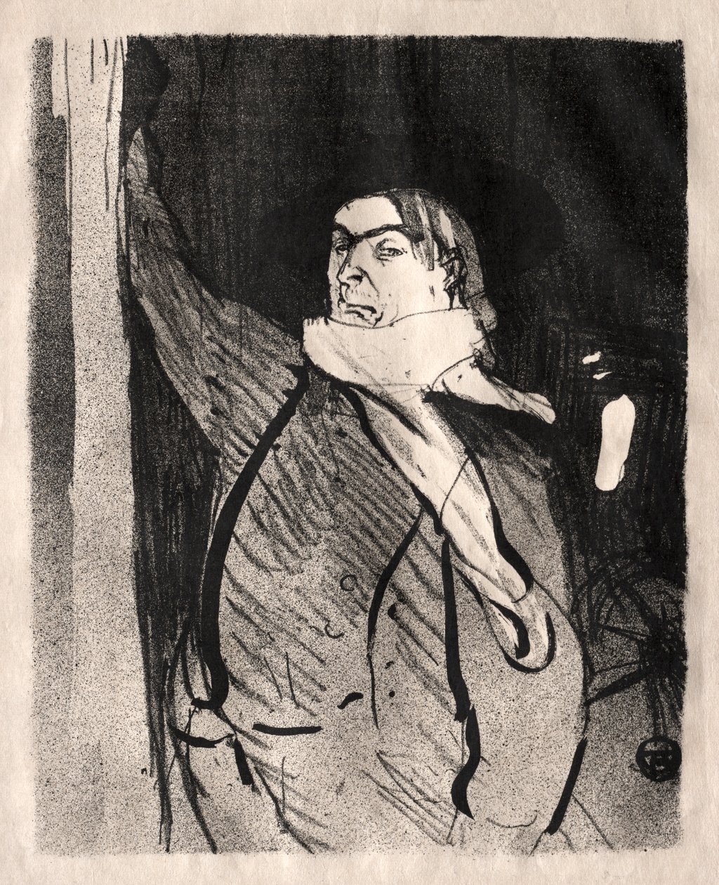 Aristide Bruant, 1893. av Henri de Toulouse Lautrec