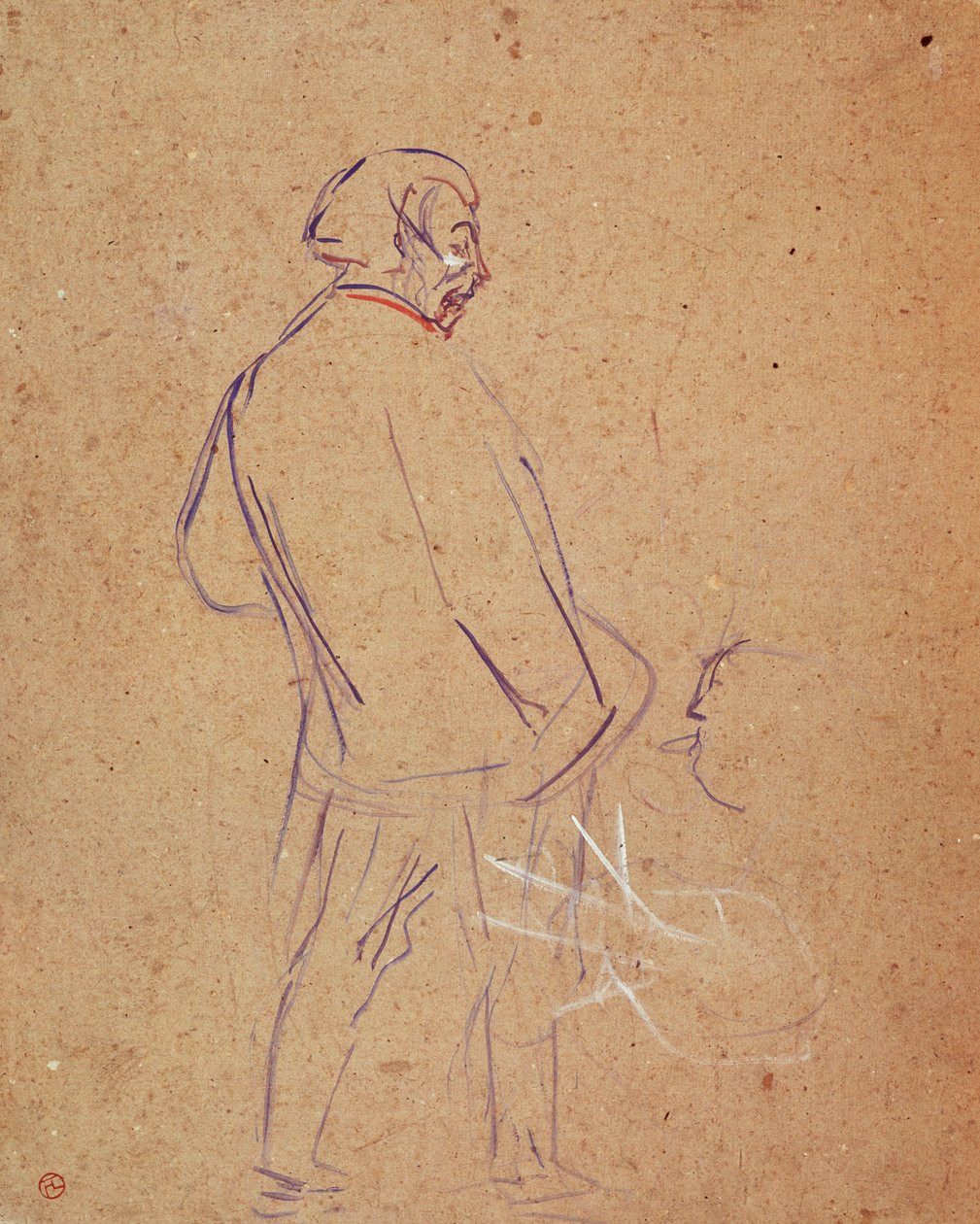 Aristide Bruant synger i kabareten sin av Henri de Toulouse Lautrec