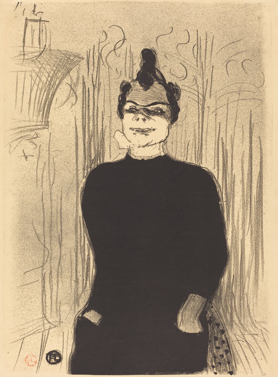 På La Gaiete Rochechouart: Nicolle (At La Gaieté Rochechouart: Nicolle) av Henri de Toulouse Lautrec