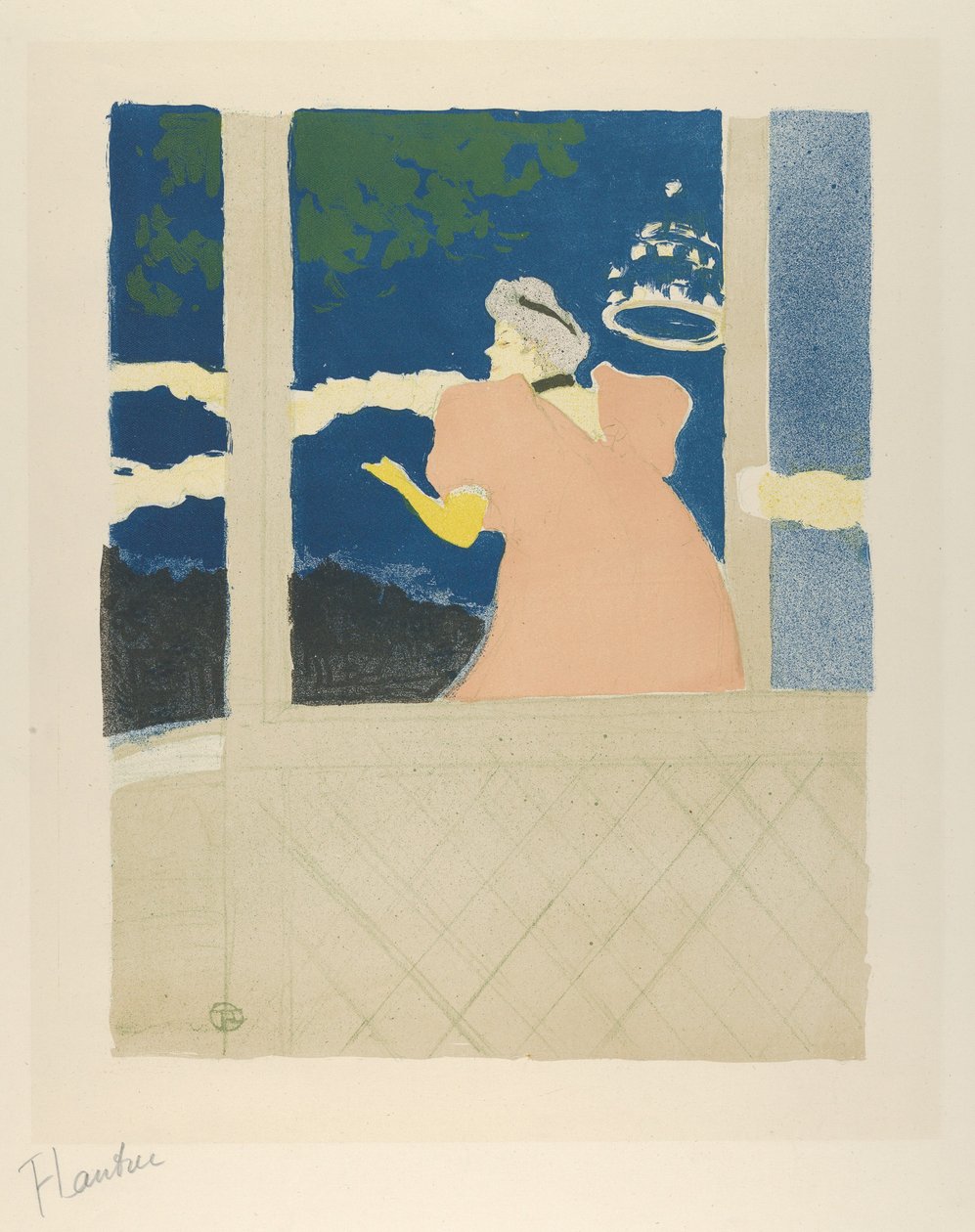 På Les Ambassadeurs Au Café-konsert På kafékonserten, 1894., 1894. av Henri de Toulouse Lautrec
