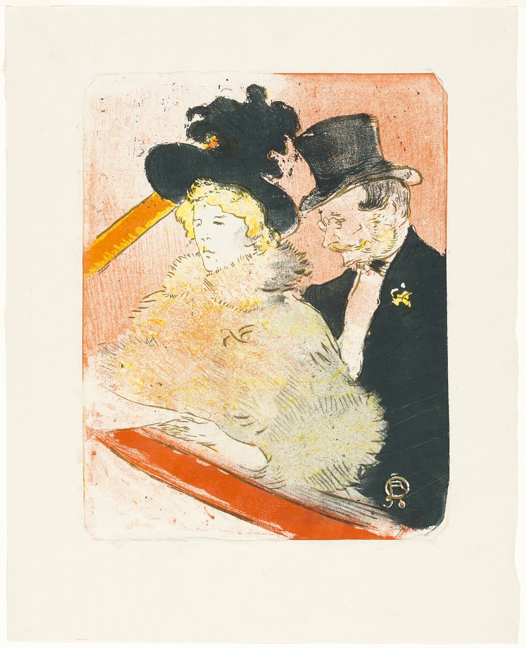 På konserten av Henri de Toulouse Lautrec