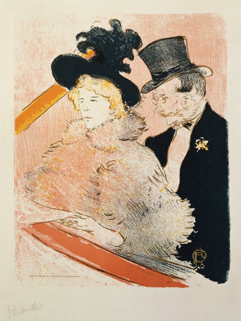 På konserten, 1896 av Henri de Toulouse Lautrec
